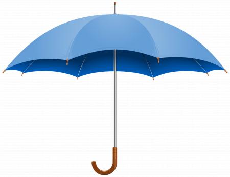 Blue Open Umbrella