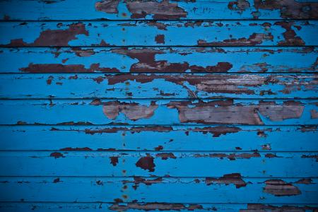 Blue Peeled Paint Garage Door Texture