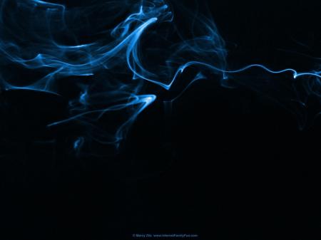 Blue smoke
