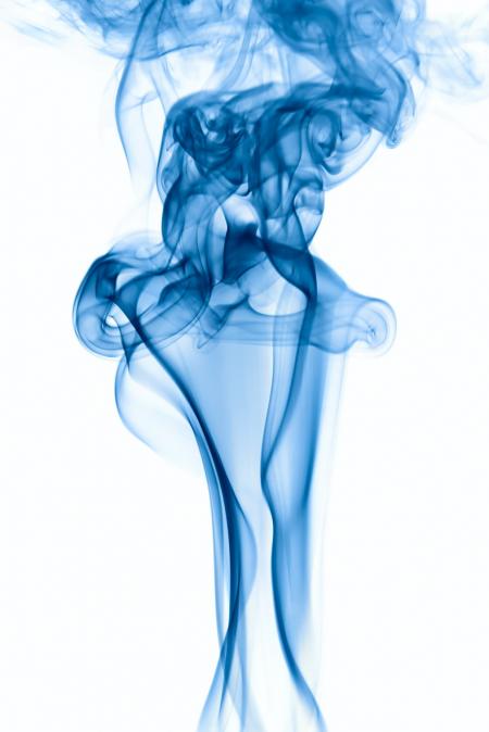 Blue smoke