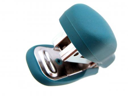 blue stapler