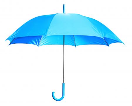 blue umbrella