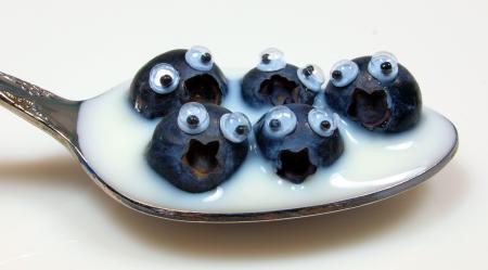 Blueberries for eyes