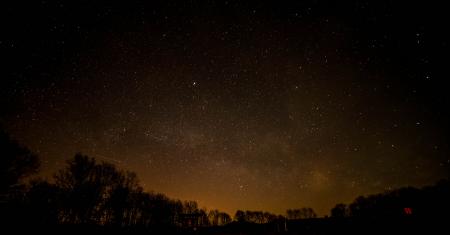 BM Observatory - Milky Way and Shooting Star.