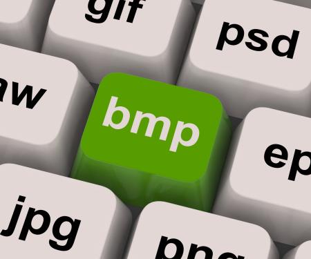 Bmp Key Shows Bitmap Format For Images