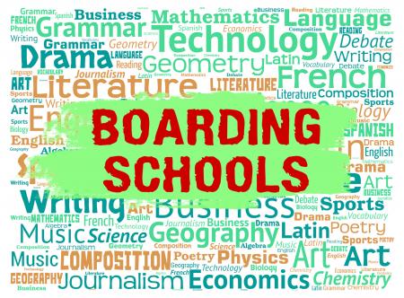 Boarding Schools Represents Studying Learning And Boarder