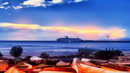 Boat on Seashore