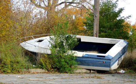 Boats on land
