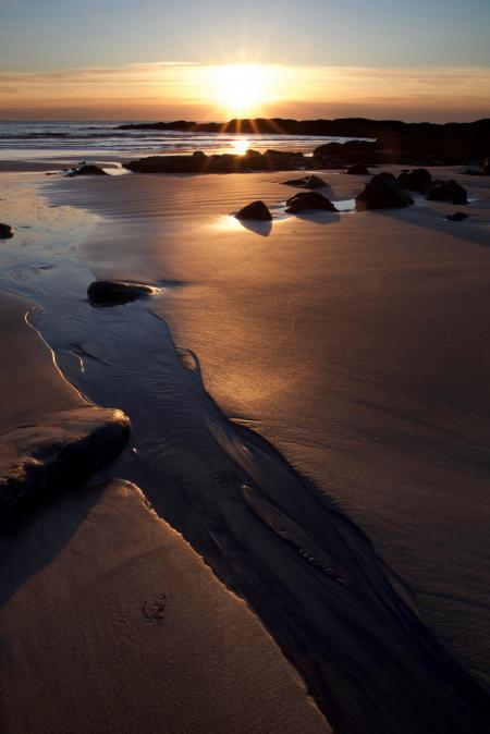 Bodies of Water Surrounding Sand