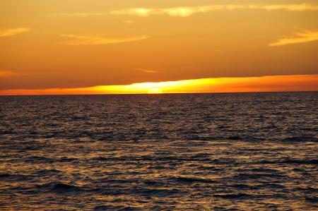 Body of Water during Sunset