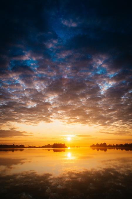 Body of Water during Sunset