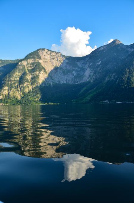 Body of Water Near Gray Mountain