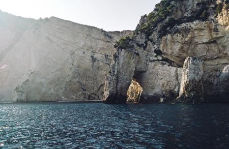 Body of Water Near in Rocks