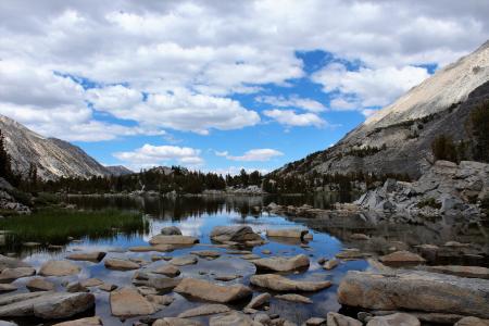 Body of Water Sunder the Cloudy Sky