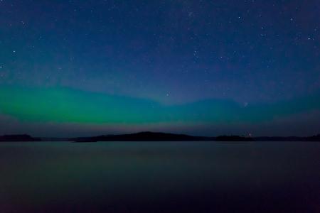 Bora Aurealis over Landscape