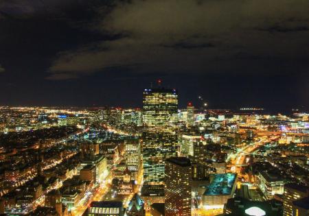 Boston at Night