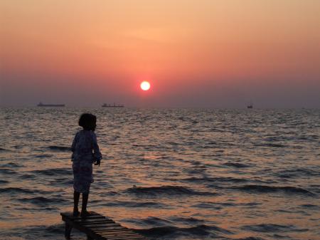 Boy on the Dock