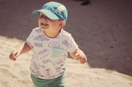 Boy with Cap on