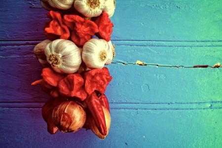 Braided vegetables - Healthy mediterranean foodstuff