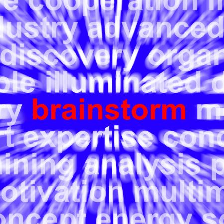 Brainstorming Word Meaning Creative Thinking And New Ideas