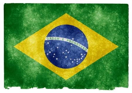 Brazil Grunge Flag