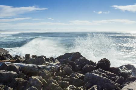 Breaking waves, Oregon Coast