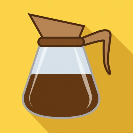 Brewed Coffee Icon Indicates Restaurant Roasted And Cafe