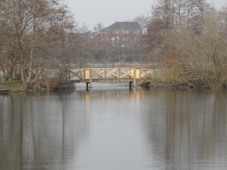 Bridge at lakeside