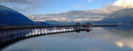 Bridge in the Middle of Water