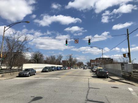 Bridge over I-83, Chase Street, Baltimore, MD 21202