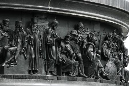 bronze monument close-up