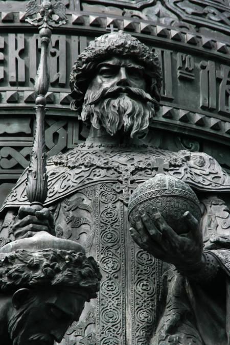 bronze monument close-up