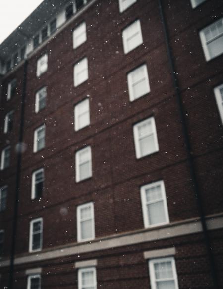 Brown and White Concrete Building