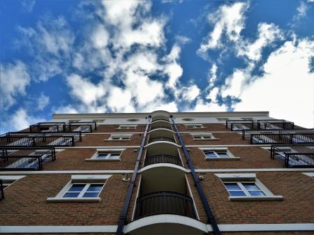 Brown and White Concrete Building