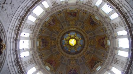 Brown and White Painted Ceiling Building