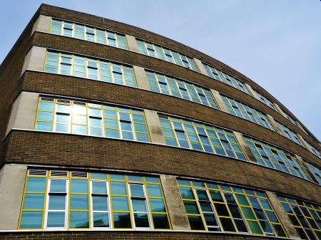 Brown Concrete 4-storey Building