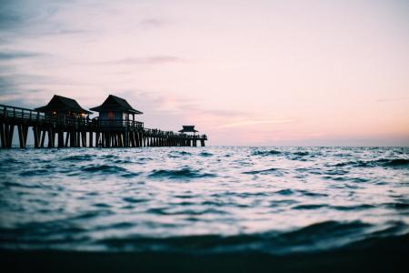 Brown Dock Photo during Golden Hour