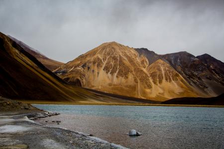 Brown Mountain Hills Near Sea