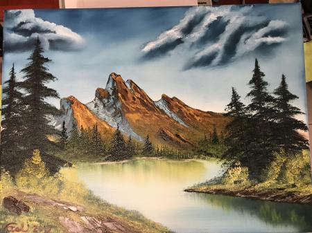 Brown Mountain Painting