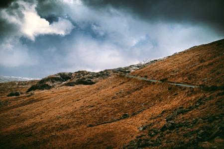 Brown Rocky Mountain
