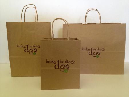 Brown shopping bags