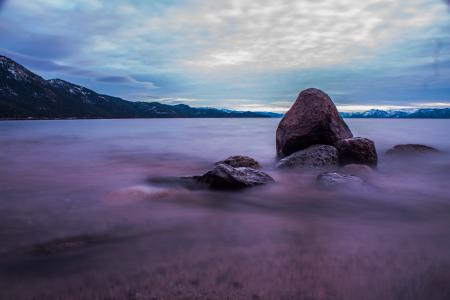 Brown Stone Near Mountain