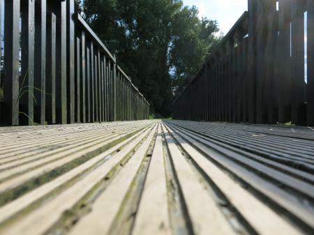 Brown Wooden Bridge