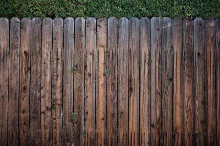 Brown Wooden Fence