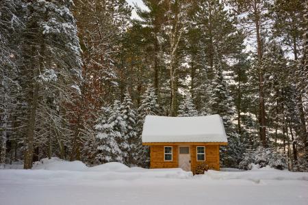 Brown Wooden House