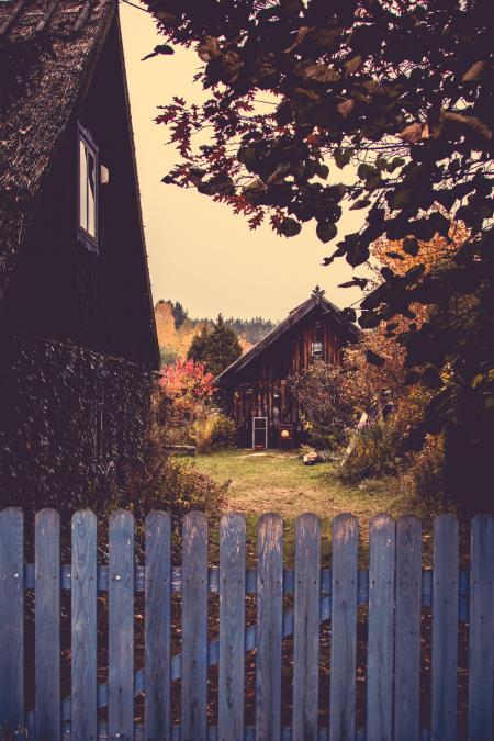 Brown Wooden Houses