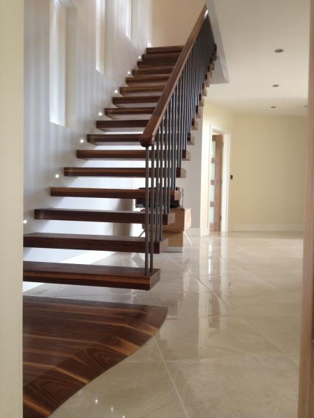 Brown Wooden Stairs