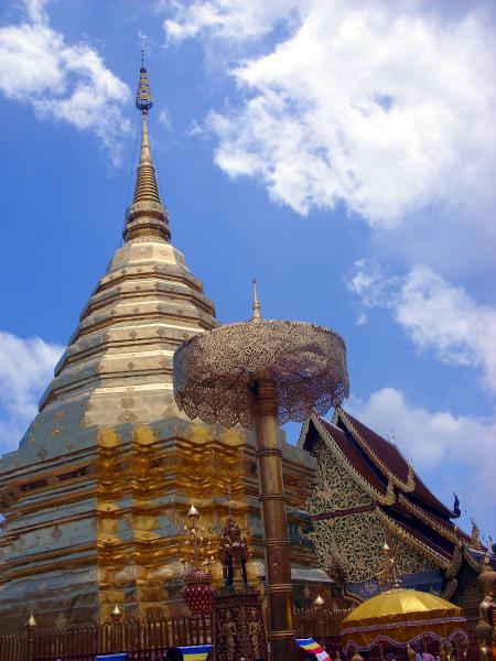 Buddhist Temple Pagoda - Doi Suthep