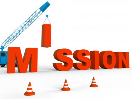 Build Mission Indicates Leadership Aspirations And Strategy 3d Renderi