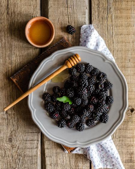 Bunch of Blackberries